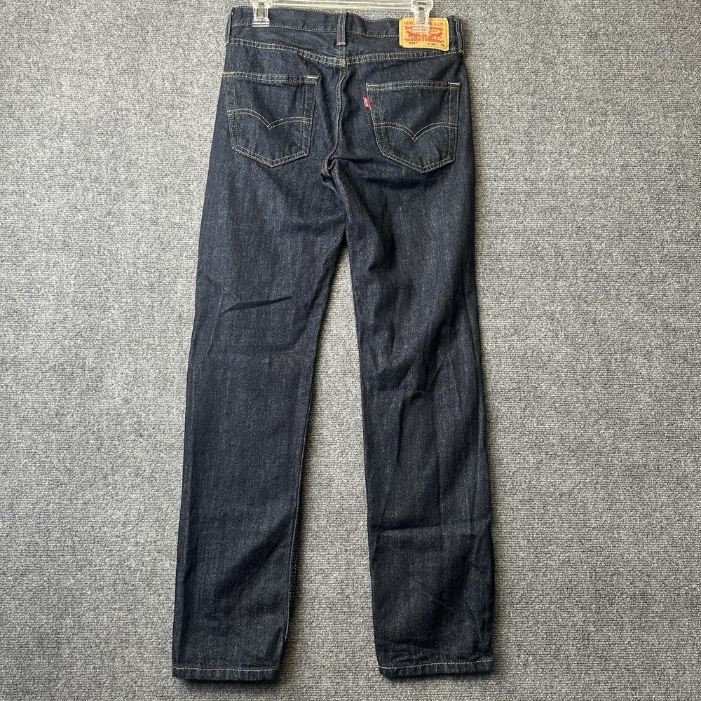 Levi's 514 Jeans Mens 29x32 Dark Wash Regular Fit Straight Leg Denim Pants - Picture 3 of 10